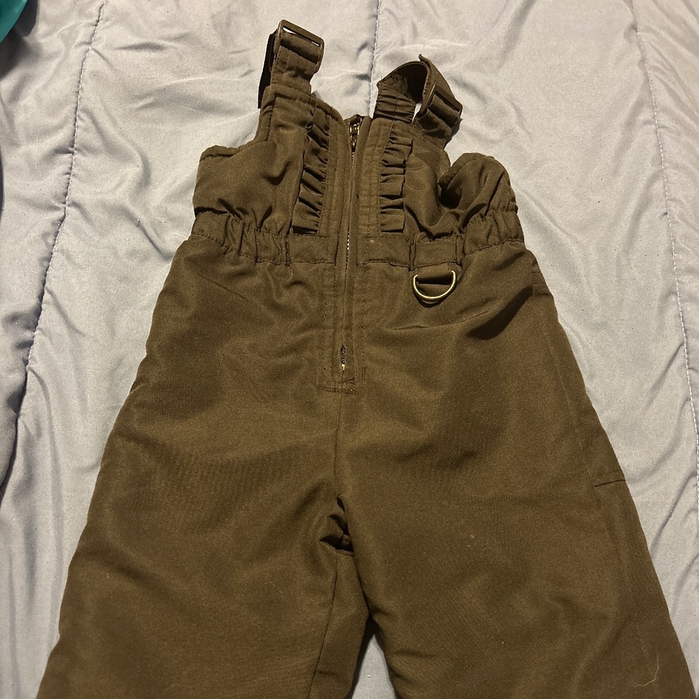 Baby Girl Snowsuit Size 12 months Black
